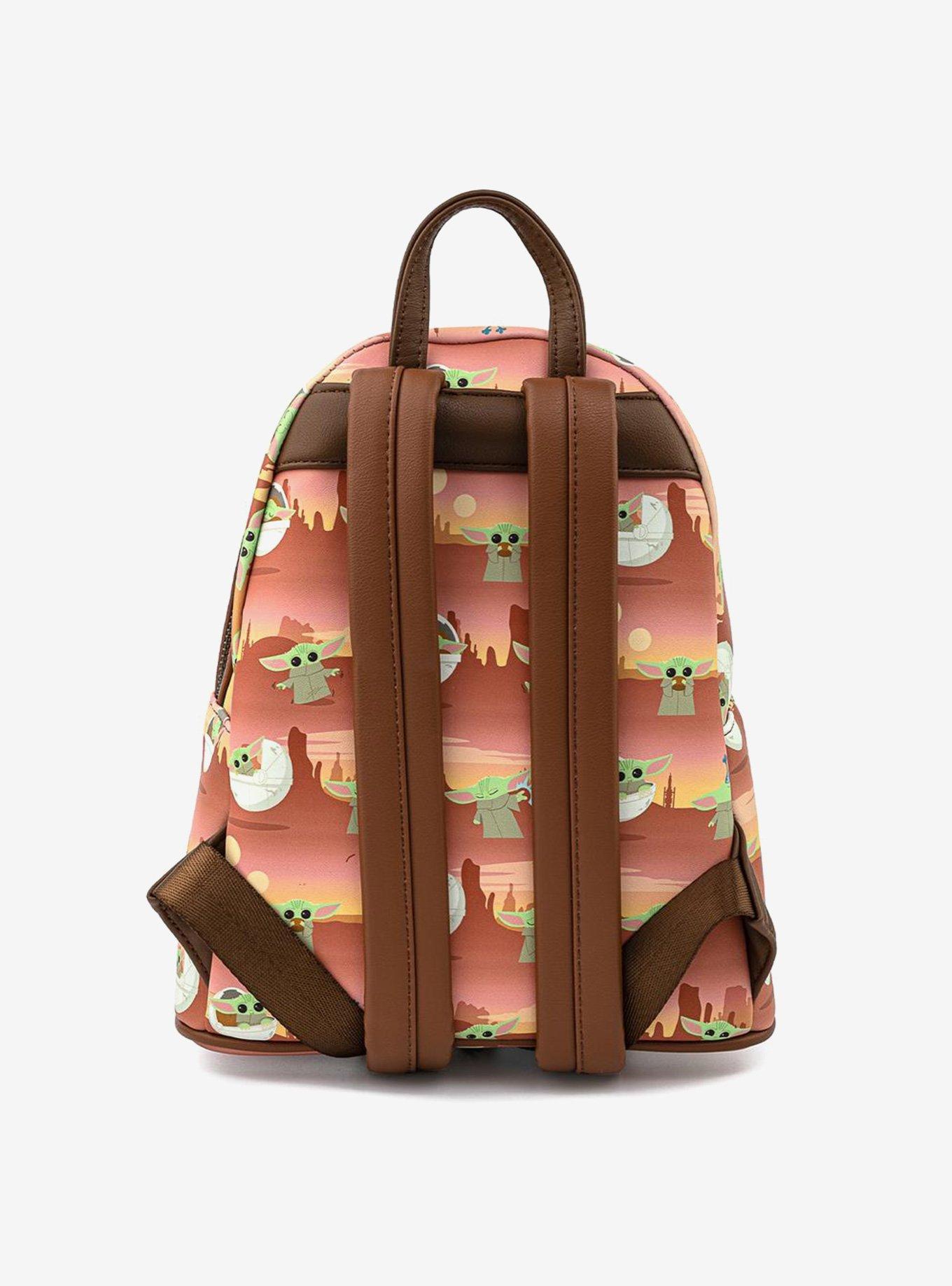 Loungefly Star Wars The Mandalorian The Child Print Mini Backpack, , alternate