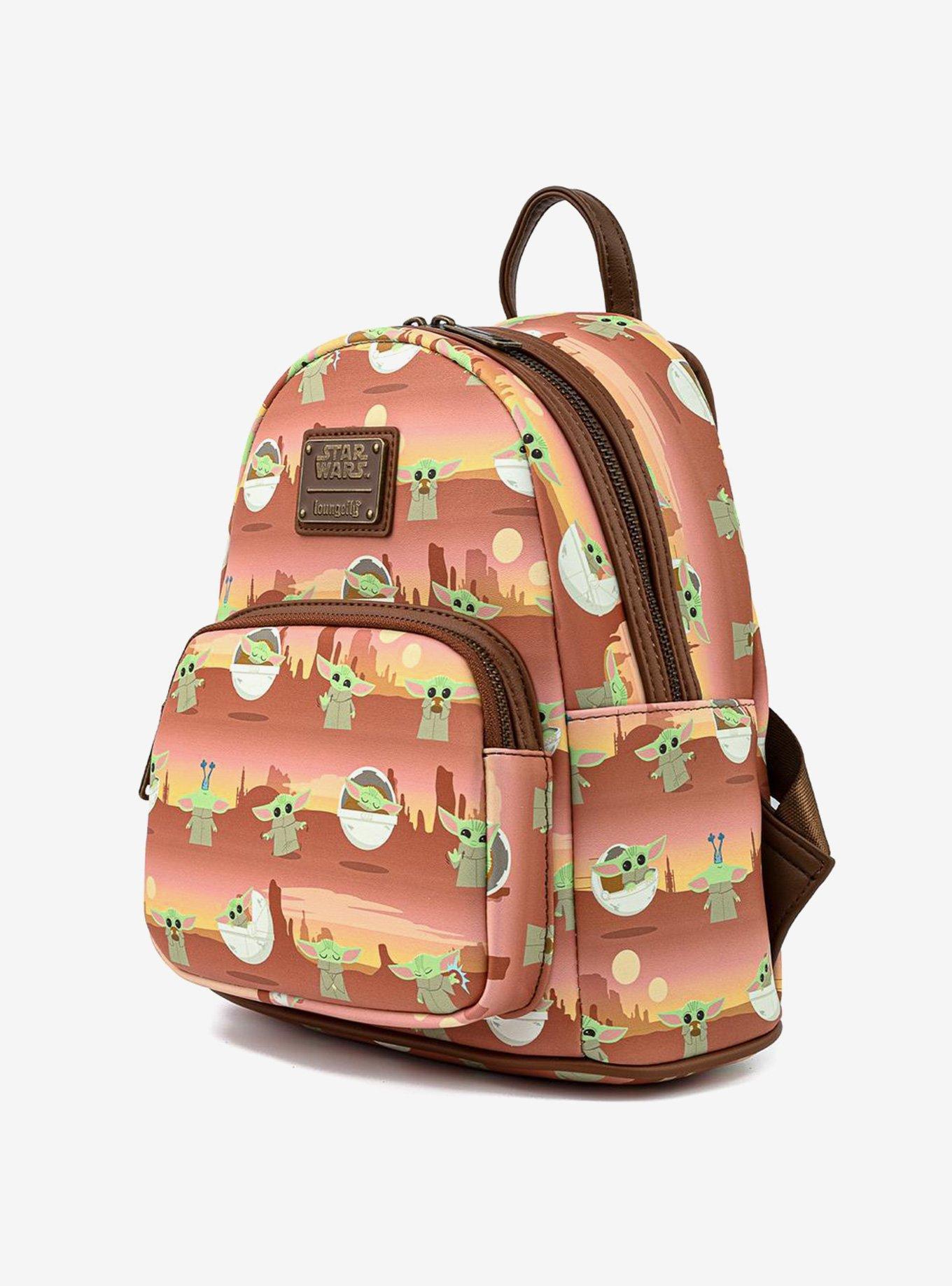 Loungefly Star Wars The Mandalorian The Child Print Mini Backpack, , alternate