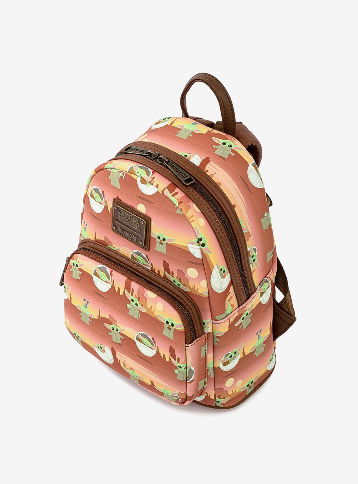 Loungefly Star Wars The Mandalorian The Child Print Mini Backpack, , alternate