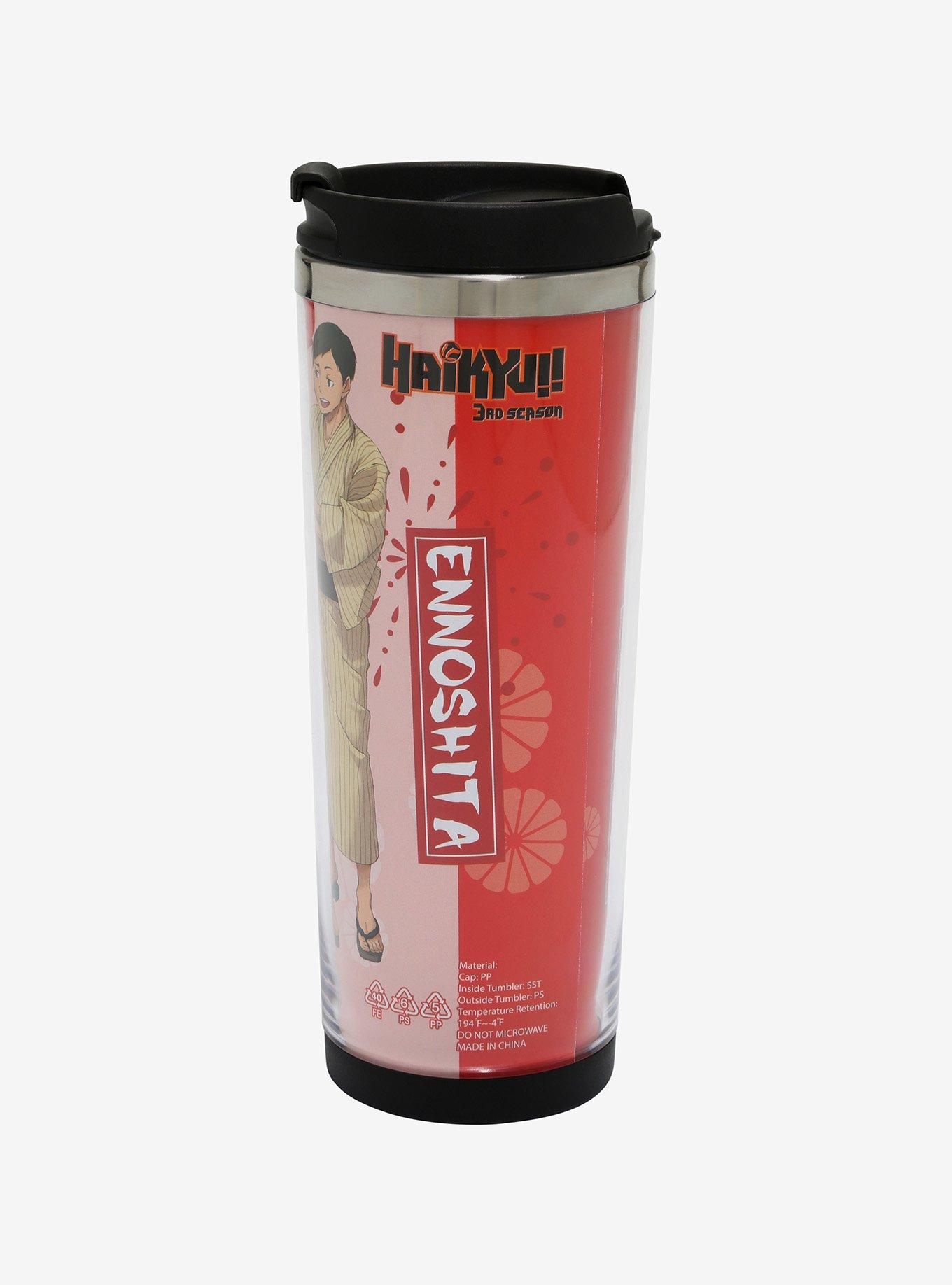 Haikyu!! Nishinoya Tanaka Ennoshita Festival Travel Mug, , alternate