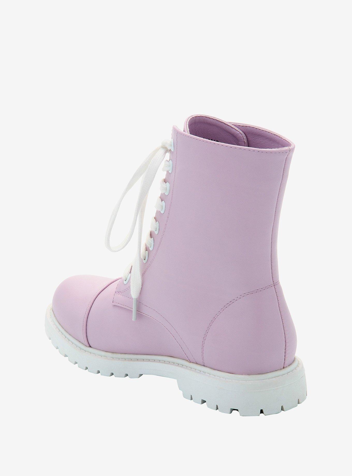 Lavender Combat Boots, MULTI, alternate