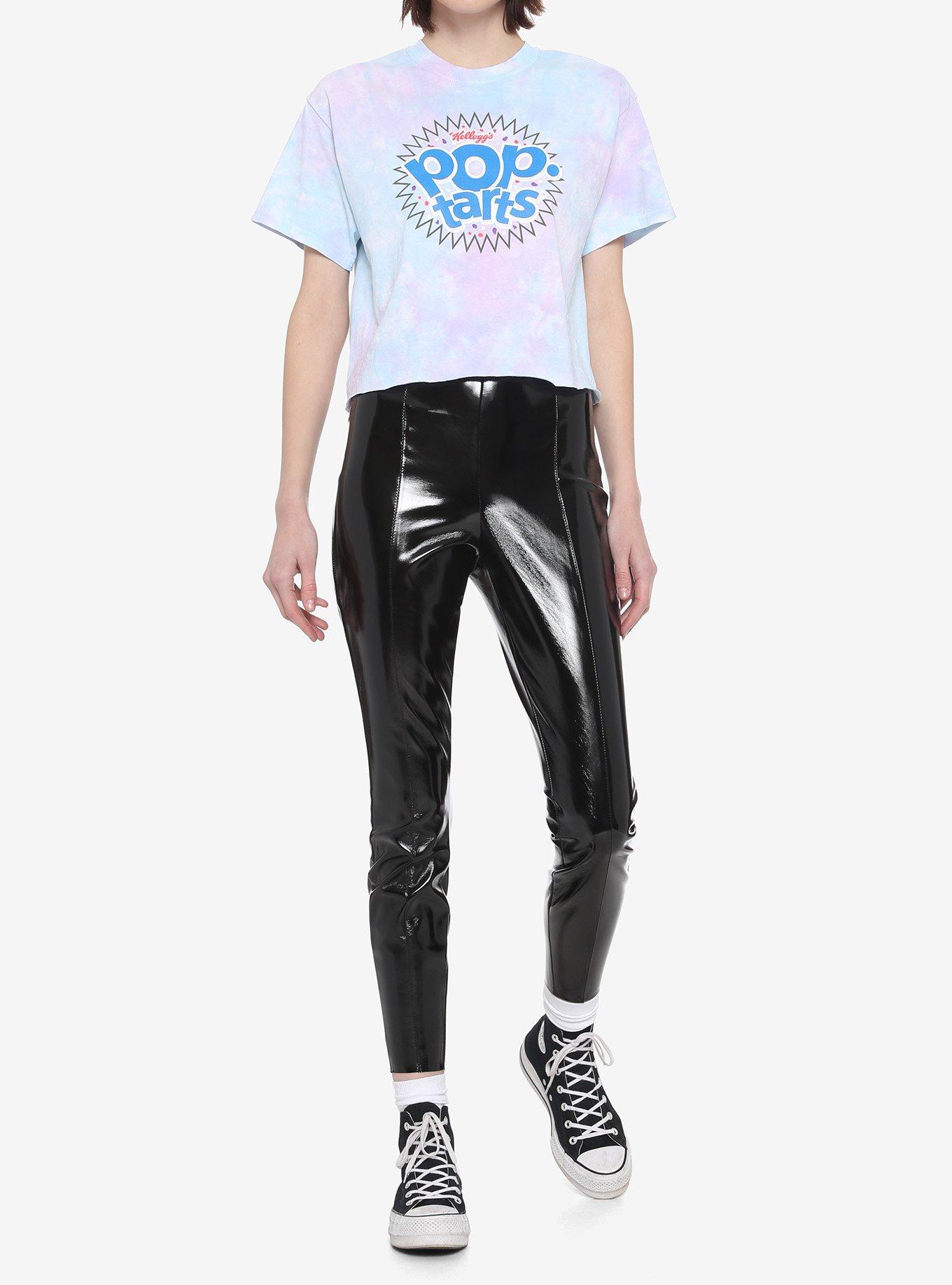 Pop-Tarts Logo Tie-Dye Girls Crop T-Shirt, MULTI, alternate