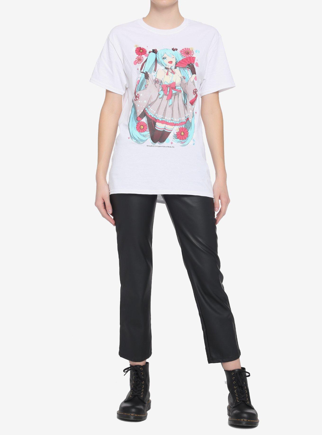 Hatsune Miku Lolita Boyfriend Fit Girls T-Shirt, MULTI, alternate