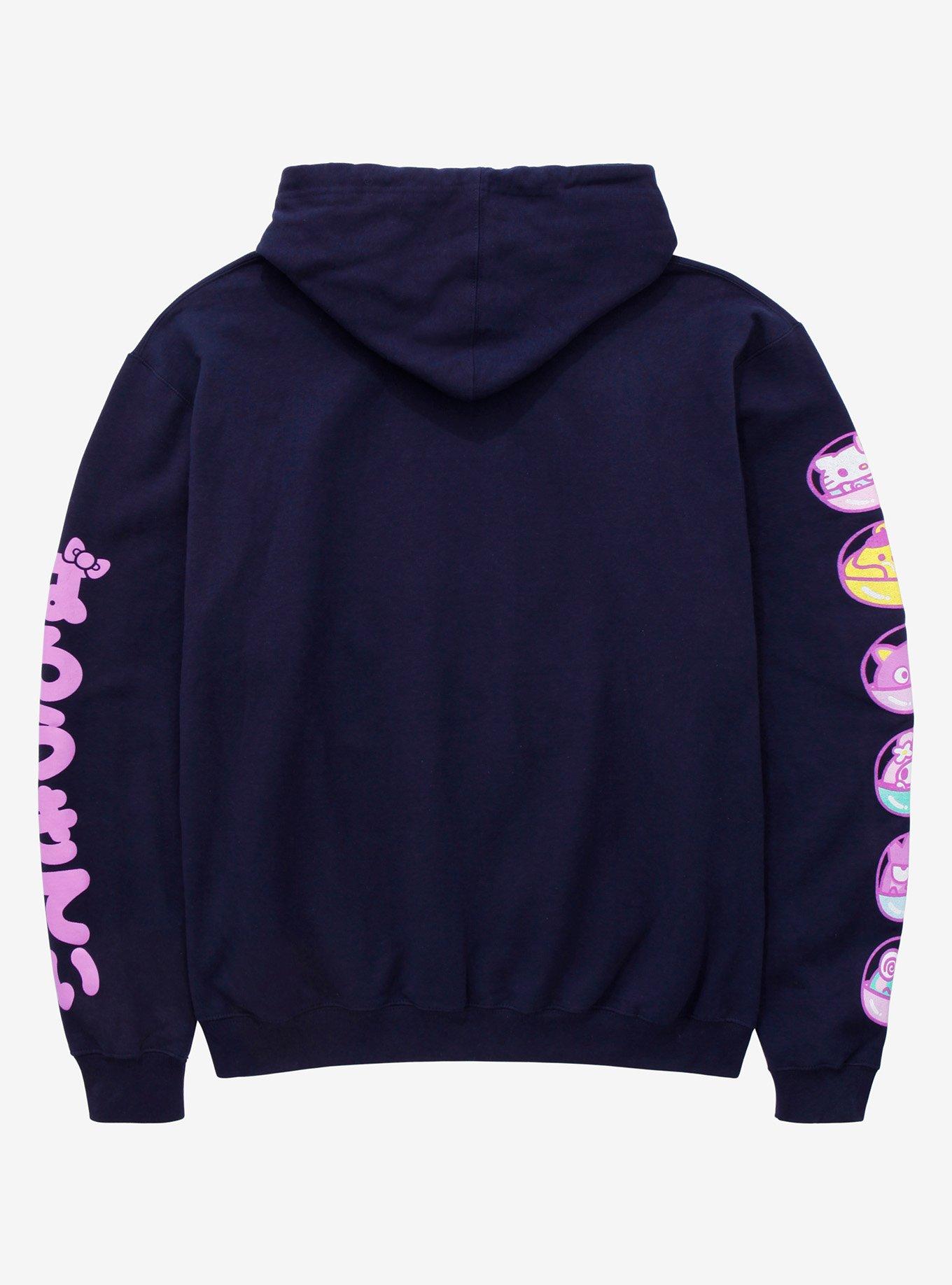 Sanrio Hello Kitty & Friends Kawaii Tokyo Hoodie - BoxLunch Exclusive, DARK BLUE, alternate