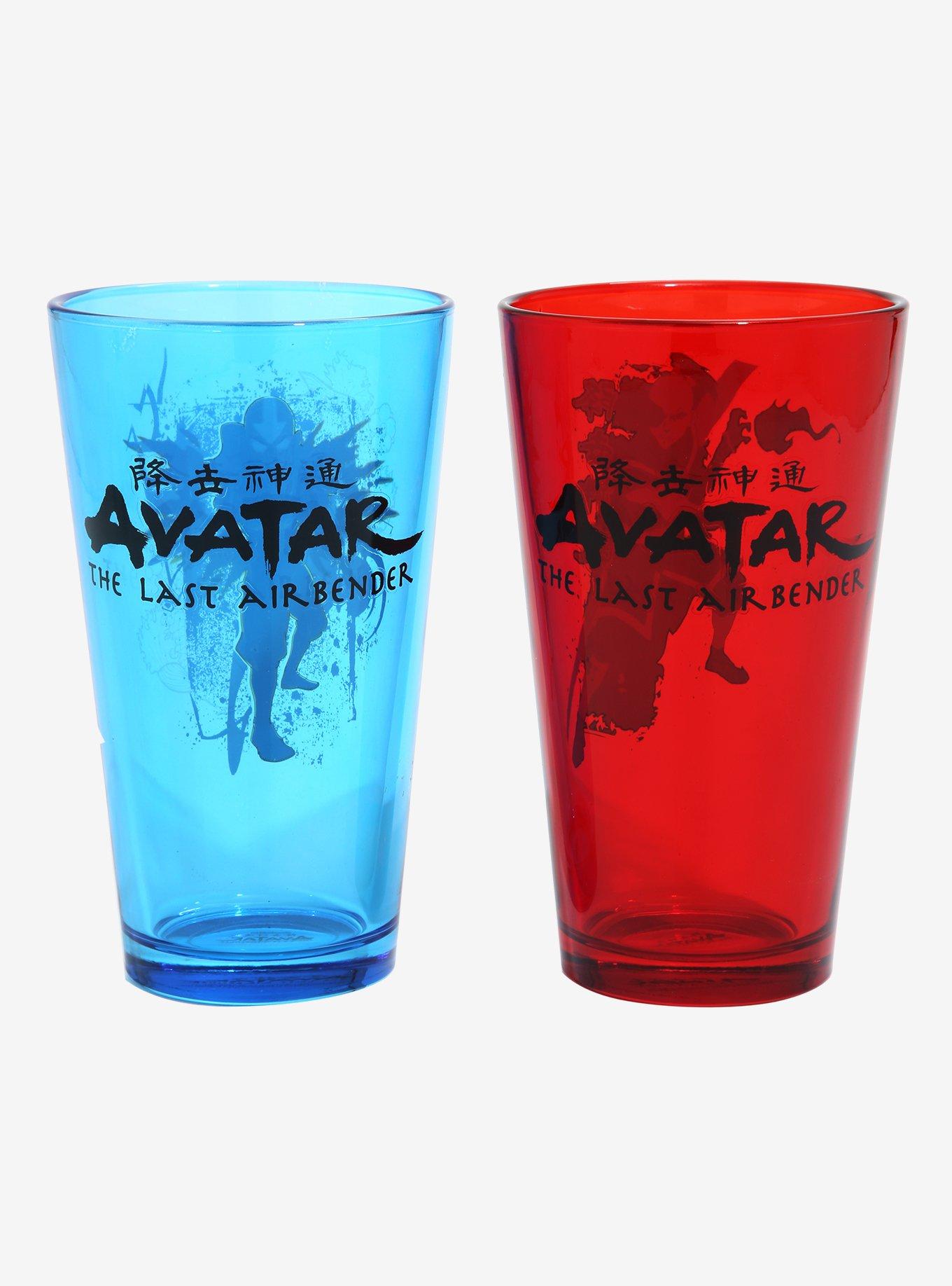 Avatar: The Last Airbender Aang & Zuko Pint Glass Set - BoxLunch Exclusive, , alternate