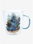 Disney Lilo & Stitch Beach Glitter Handle Glass Mug, , alternate