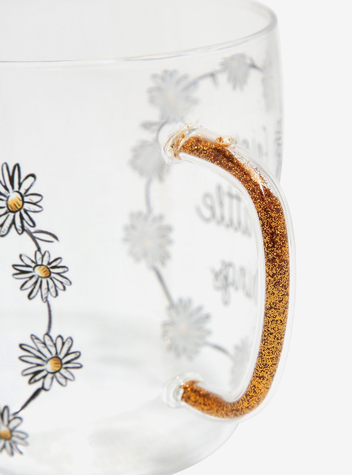 Disney Winnie the Pooh Glitter Handle Glass Mug - BoxLunch Exclusive, , alternate