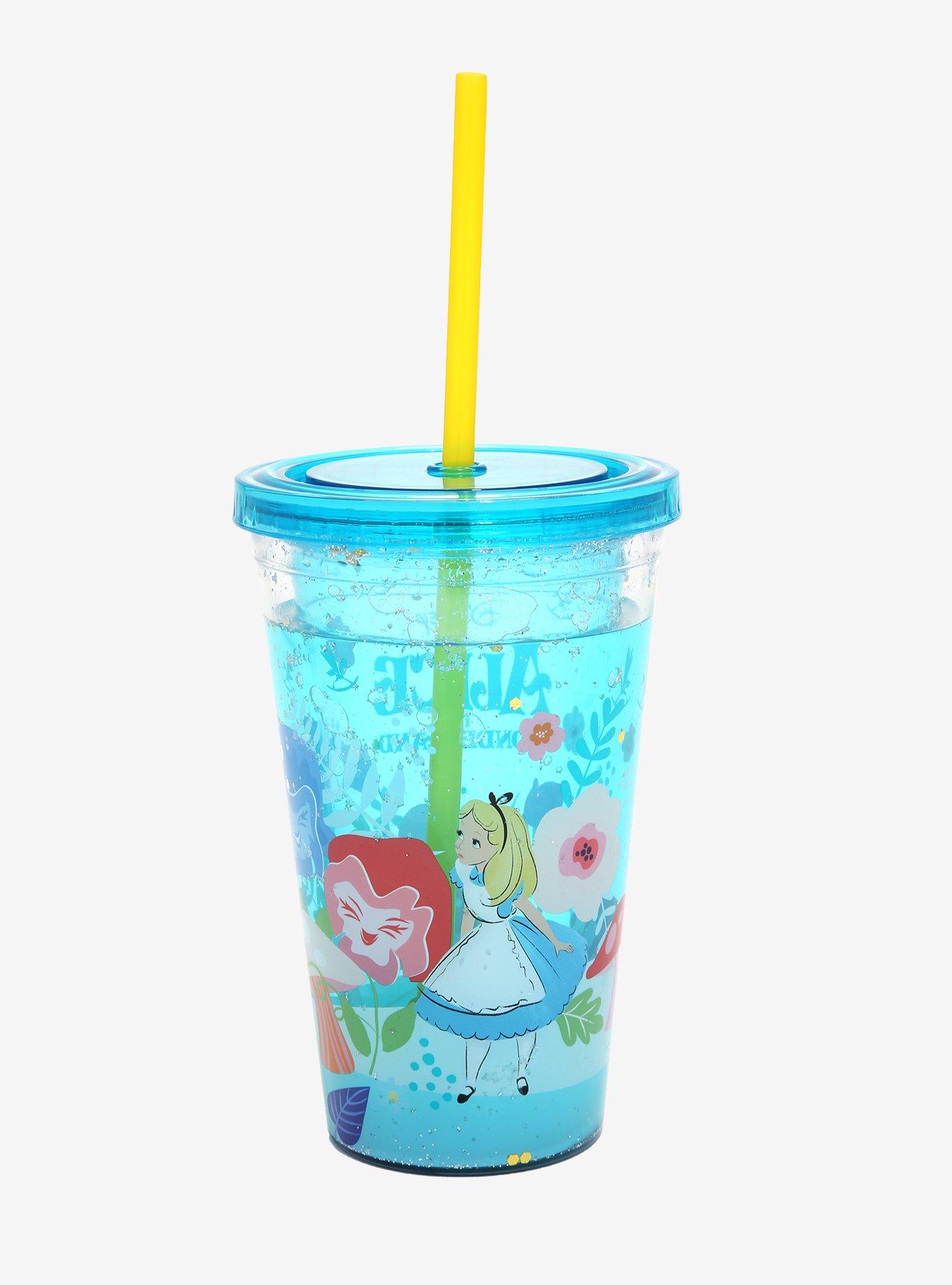 Disney Alice in Wonderland Glitter Water Tumbler - BoxLunch Exclusive, , alternate