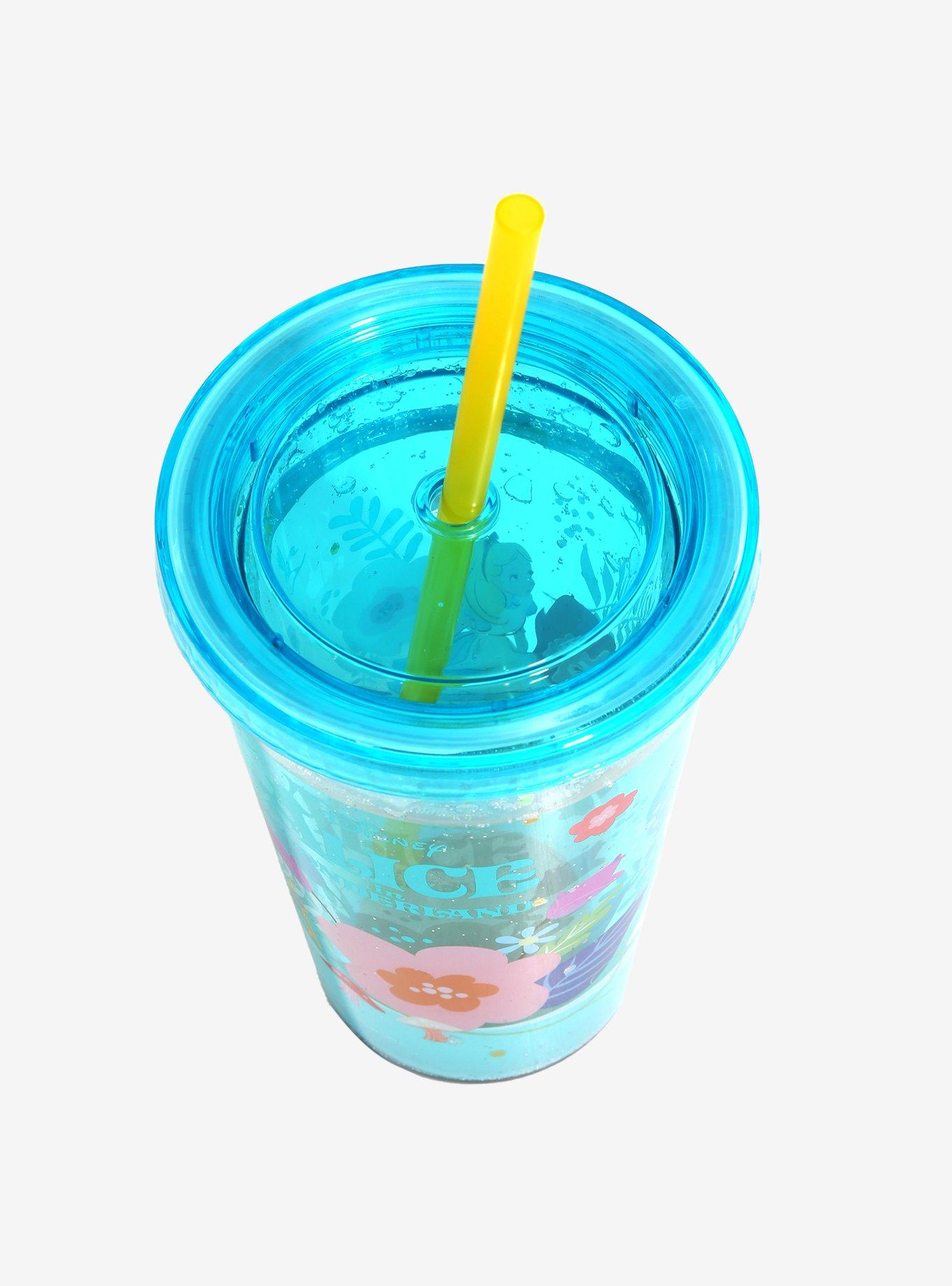 Disney Alice in Wonderland Glitter Water Tumbler - BoxLunch Exclusive, , alternate