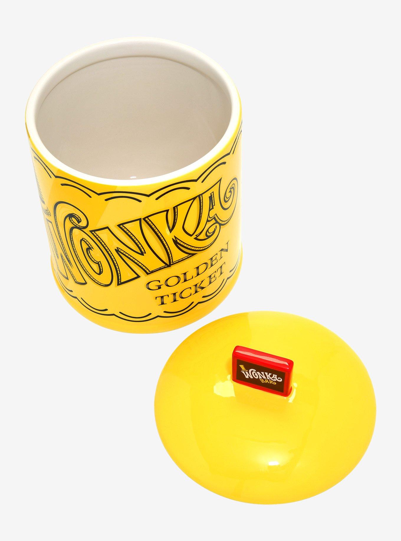 Willy Wonka Golden Ticket Cookie Jar, , alternate