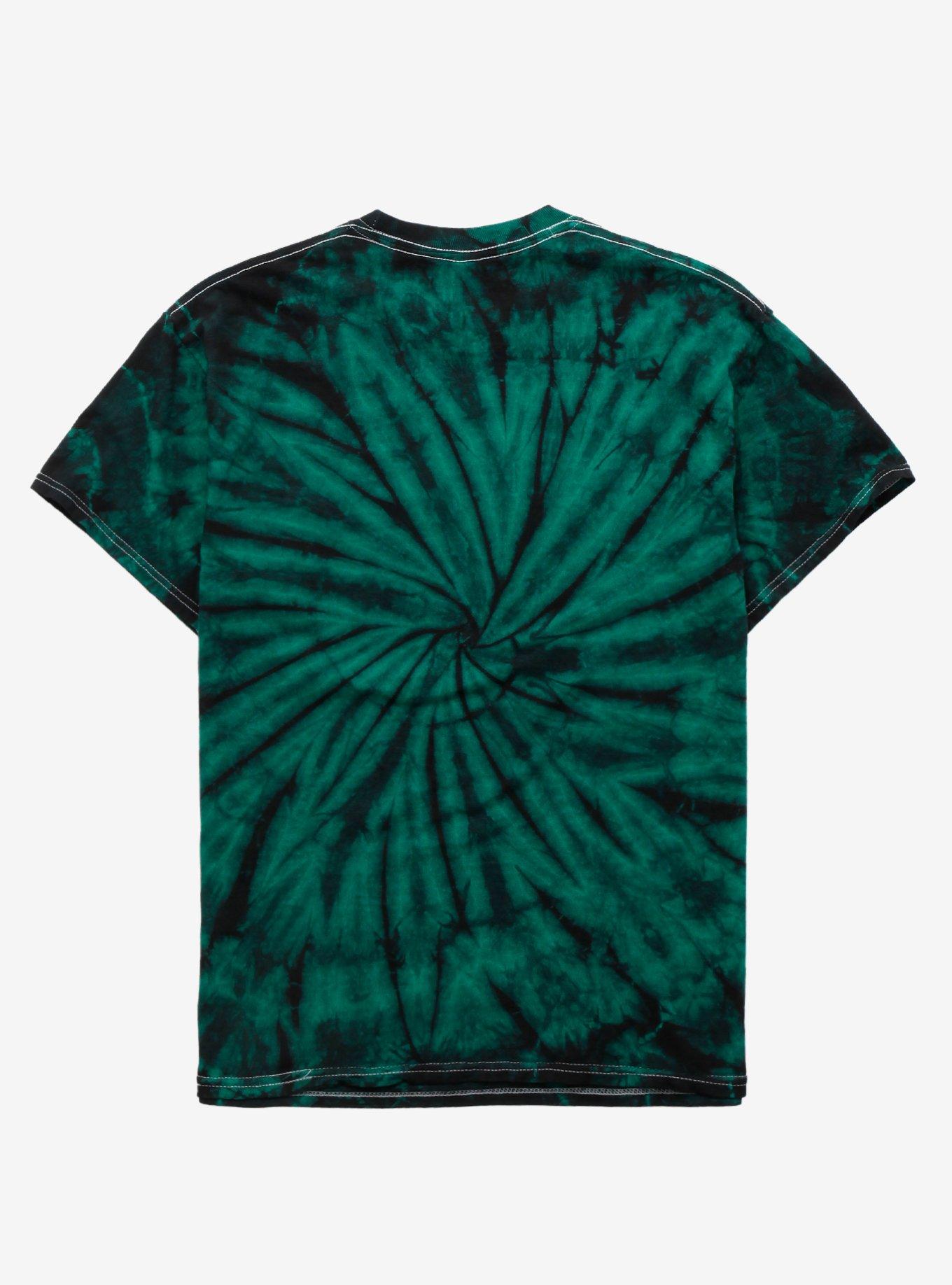 Zombie Makeout Club Tie-Dye T-Shirt, BLACK, alternate
