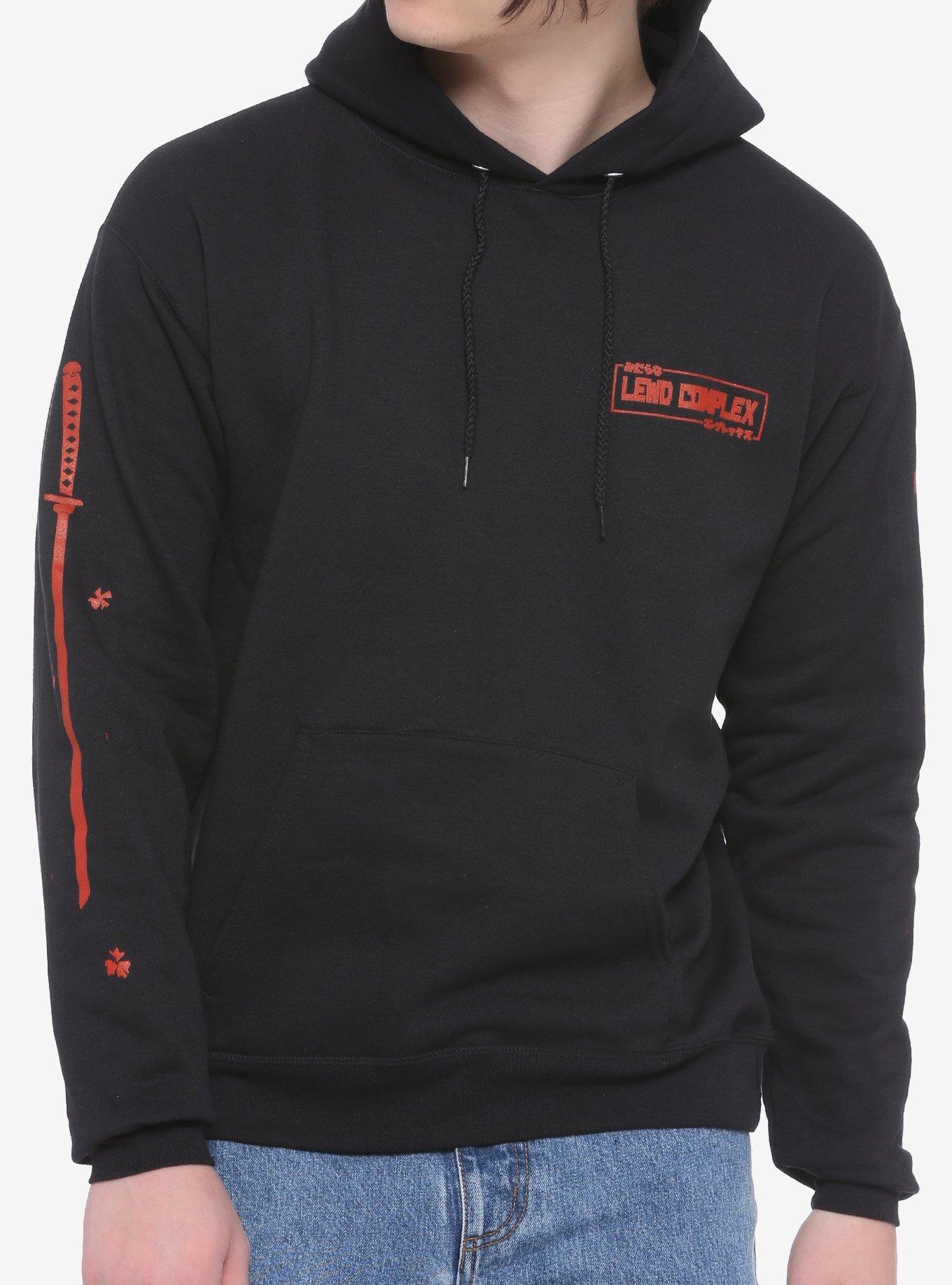 Lewd Complex Self-Reflection Hoodie, RED, alternate
