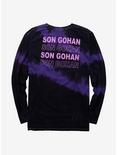 Dragon Ball Z Gohan Purple Tie-Dye Long-Sleeve T-Shirt, MULTI, alternate