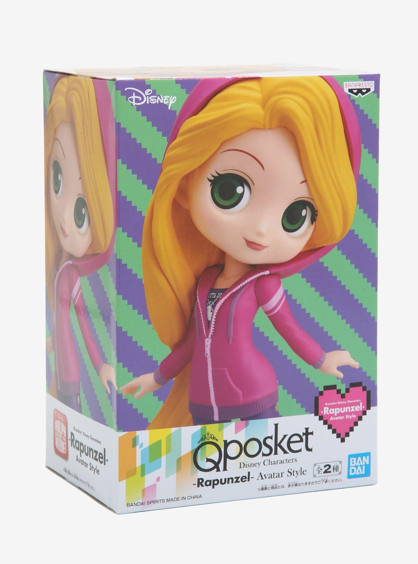 Banpresto Disney Tangled Q Posket Avatar Style Rapunzel (Ver.A) Figure, , alternate