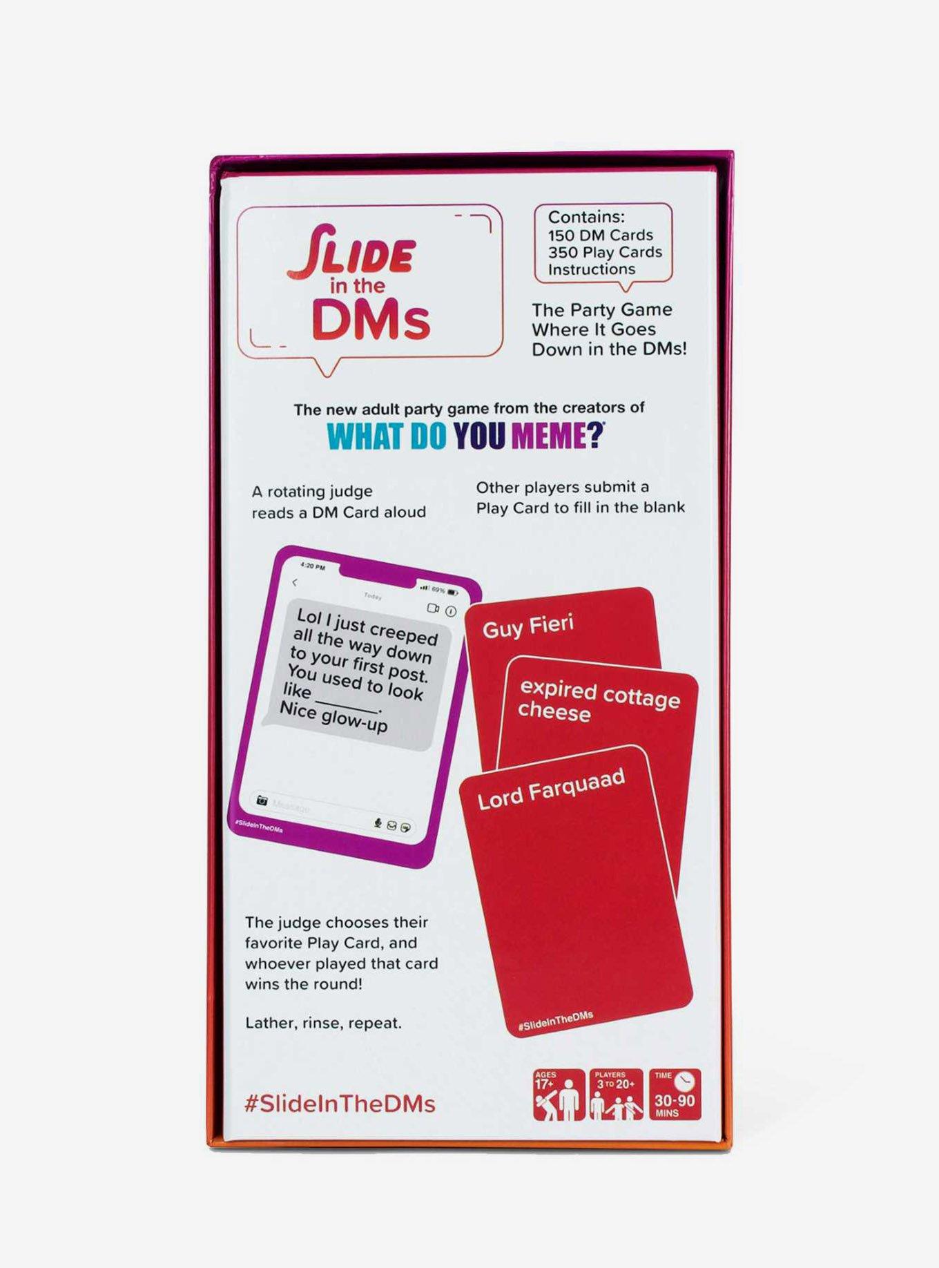 Slide In The DMs Card Games, , alternate