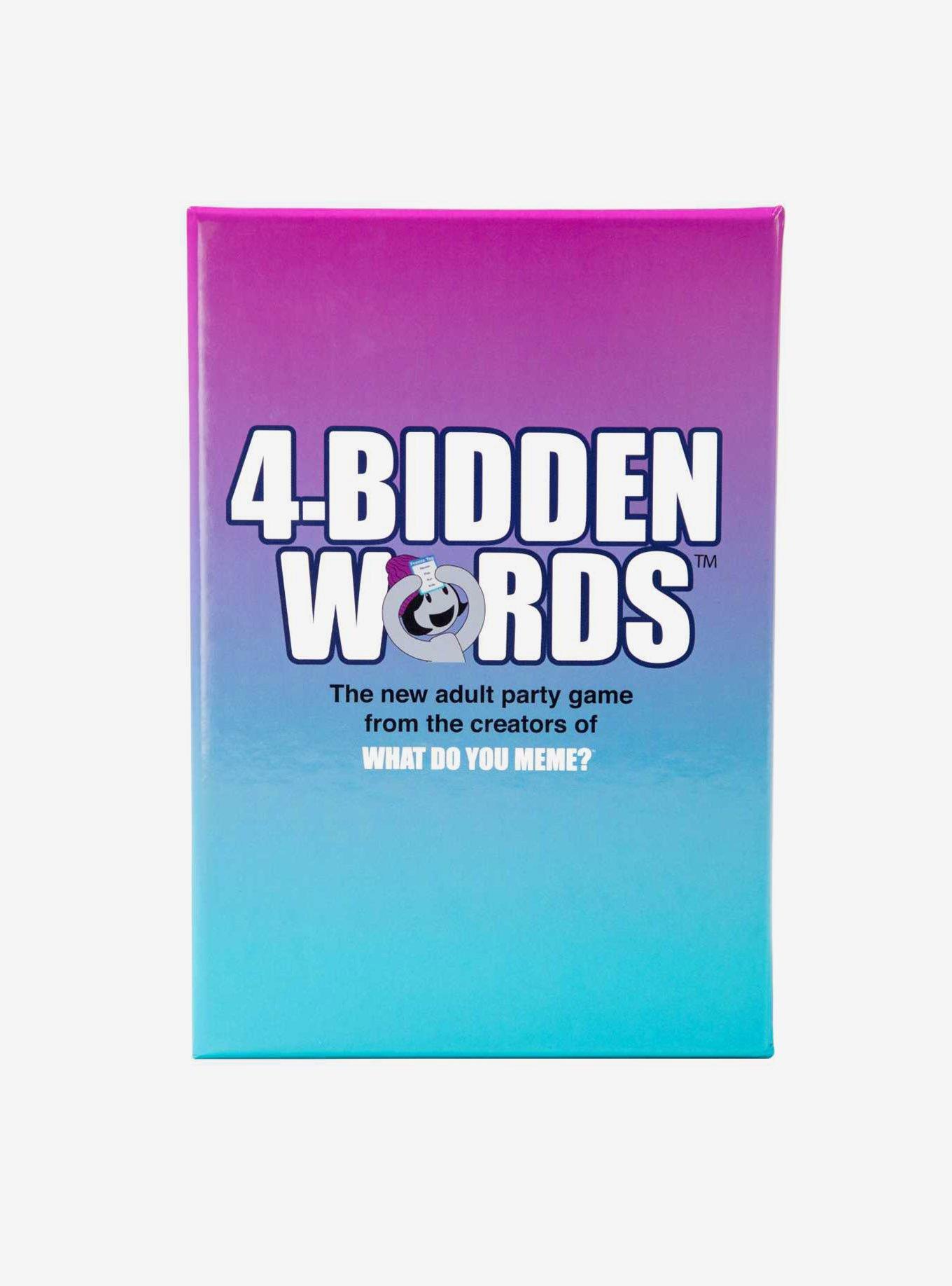4-Bidden Words Card Game, , alternate