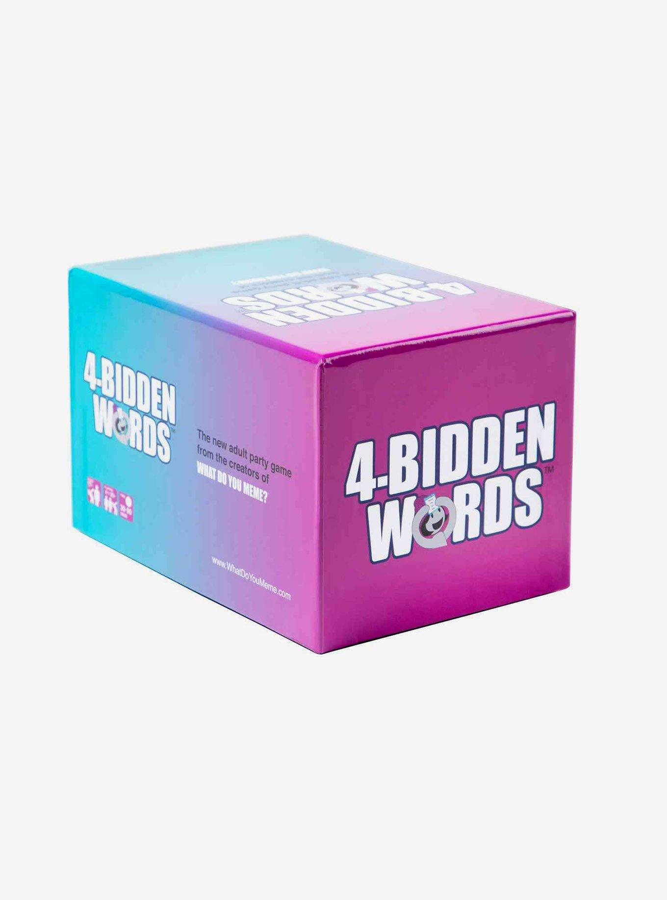 4-Bidden Words Card Game, , alternate