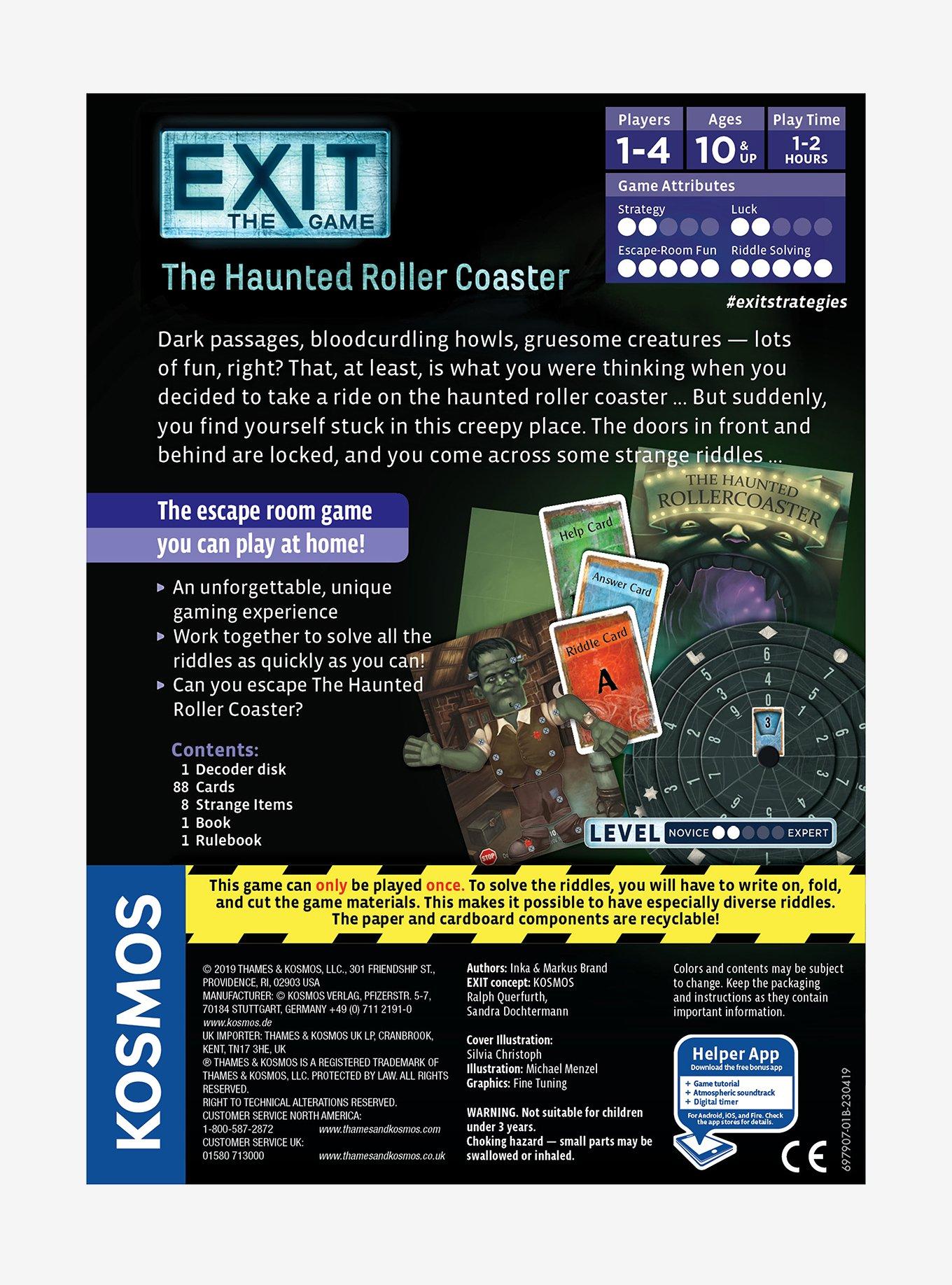 Exit: The Game The Haunted Roller Coaster Game, , alternate