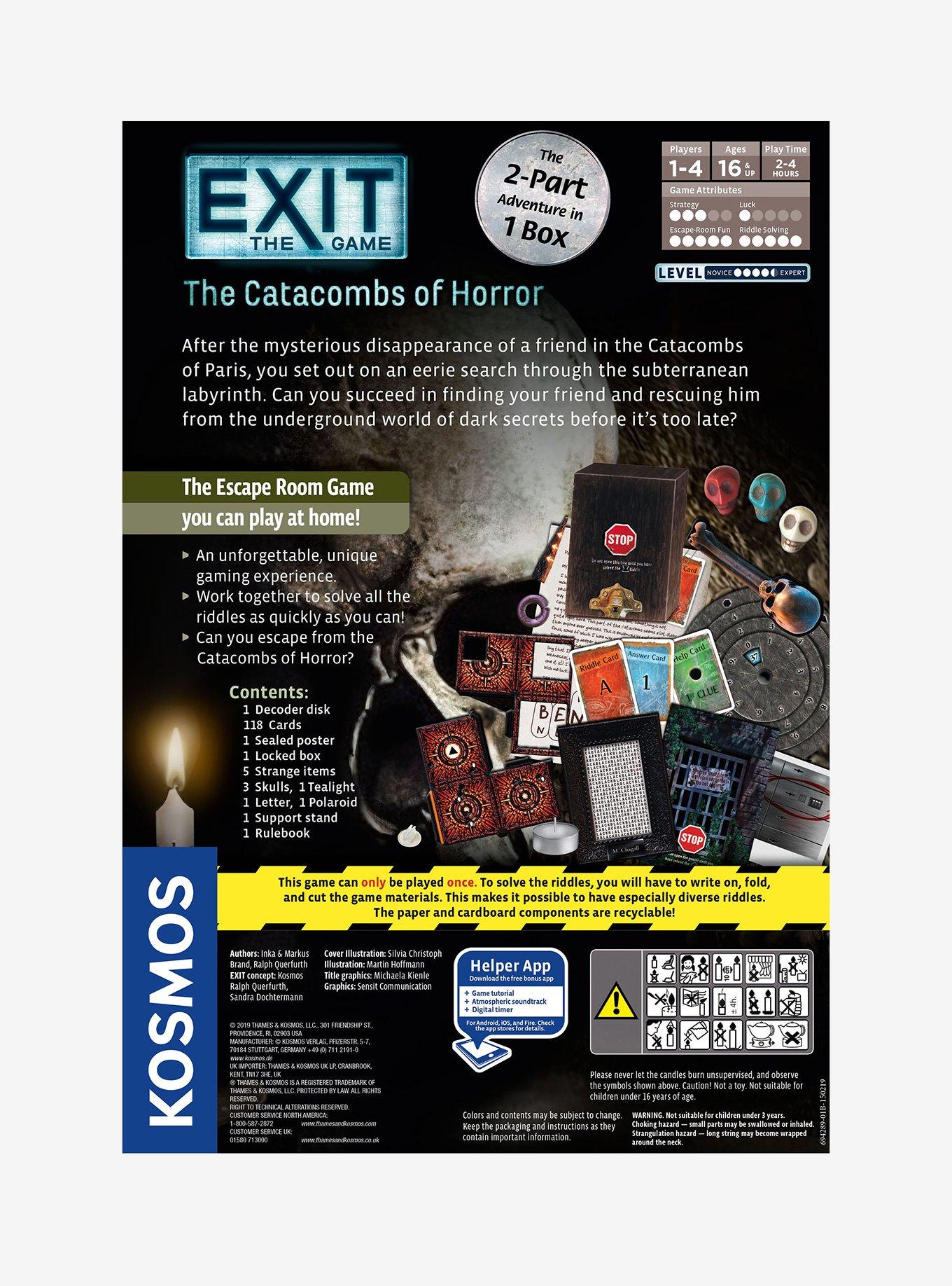 Exit: The Game The Catacombs Of Horror Game, , alternate