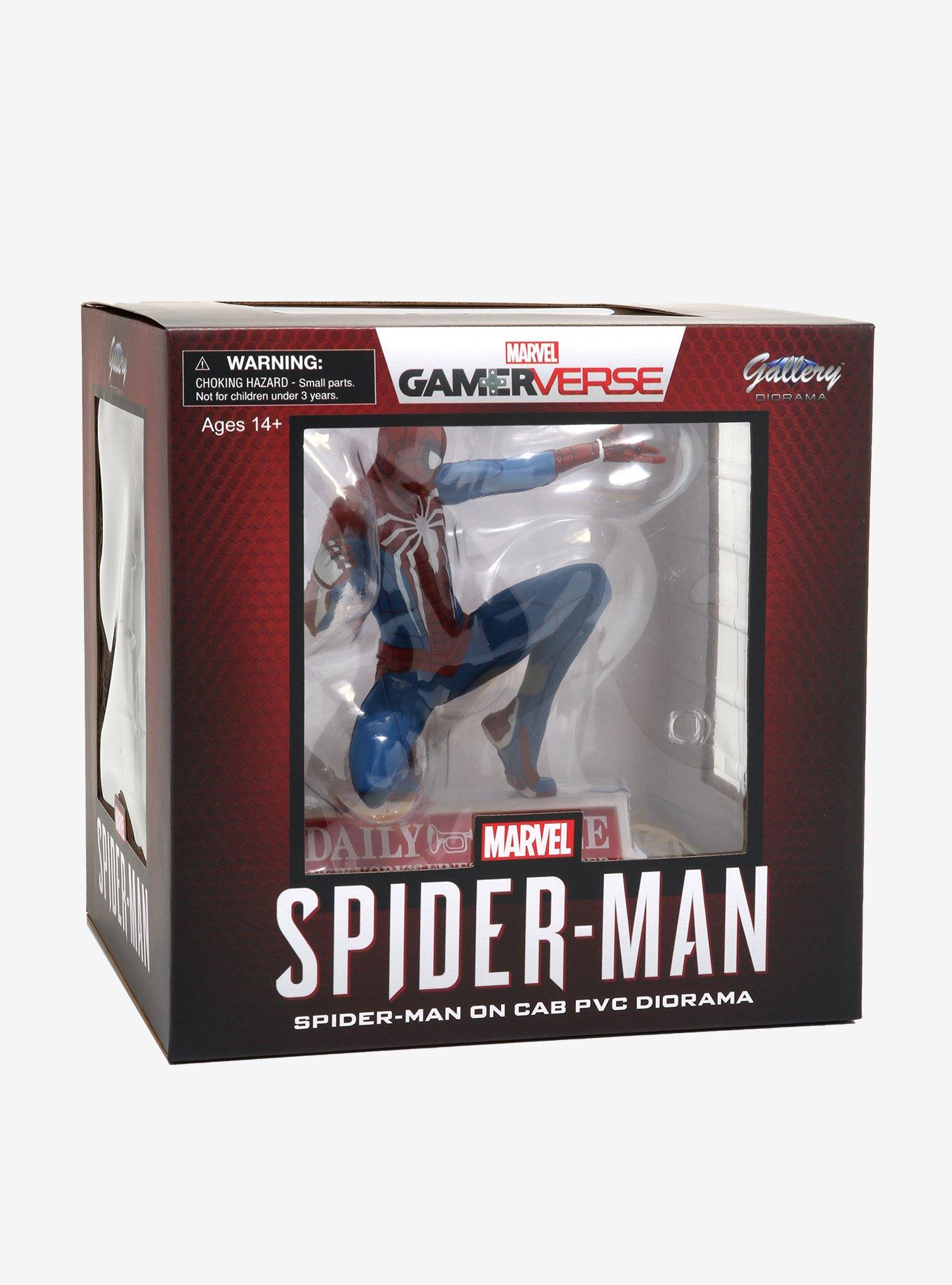 Diamond Select Toys Marvel Gamerverse Spider-Man (On Taxi) Figure, , alternate