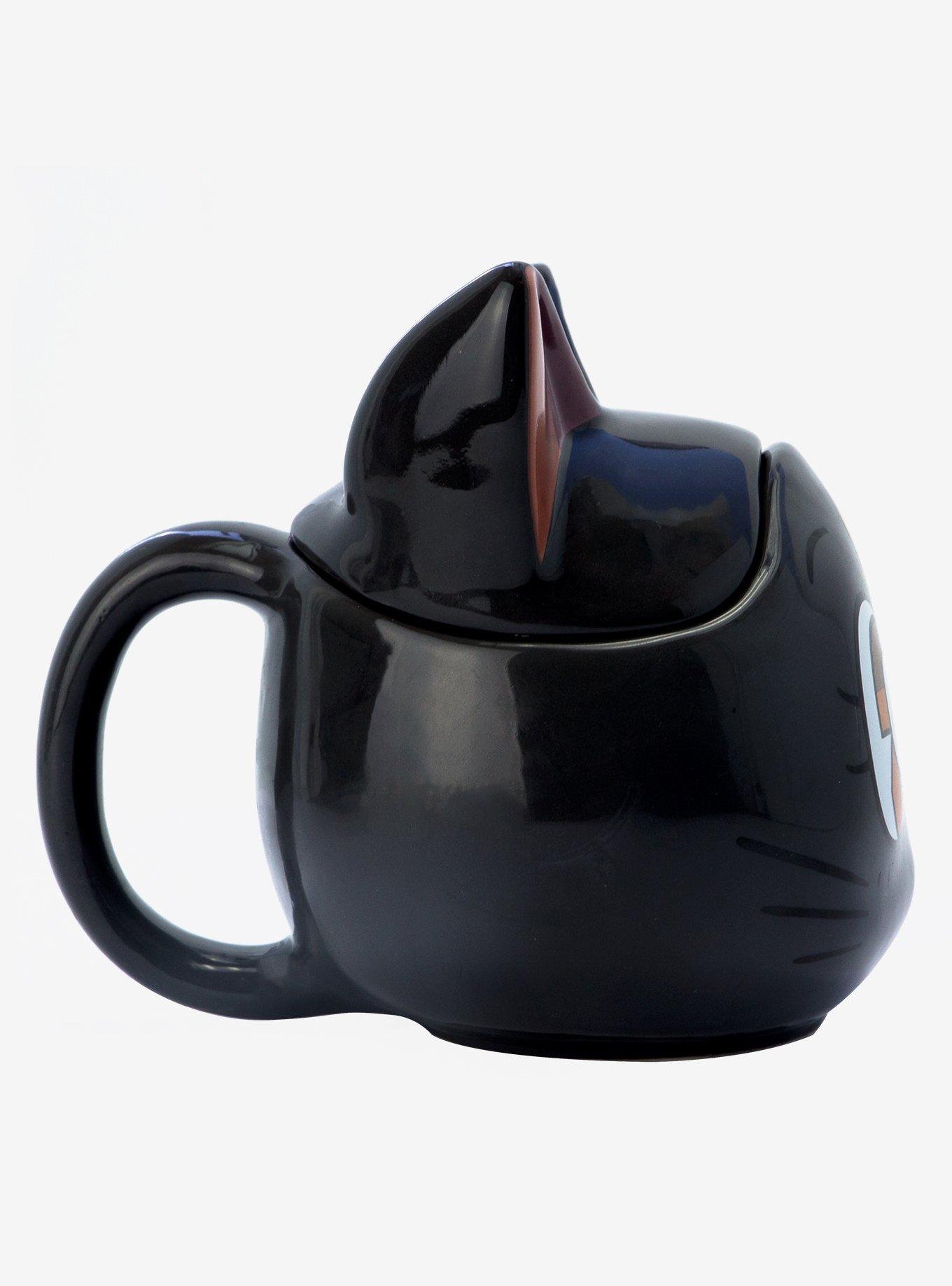Sailor Moon Luna Figural Mug With Lid, , alternate