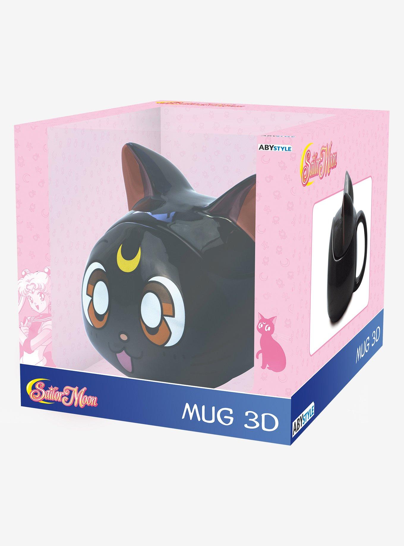 Sailor Moon Luna Figural Mug With Lid, , alternate