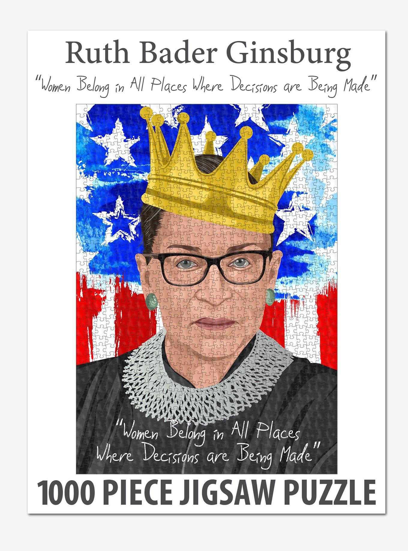 Ruth Bader Ginsburg Crown Puzzle, , alternate