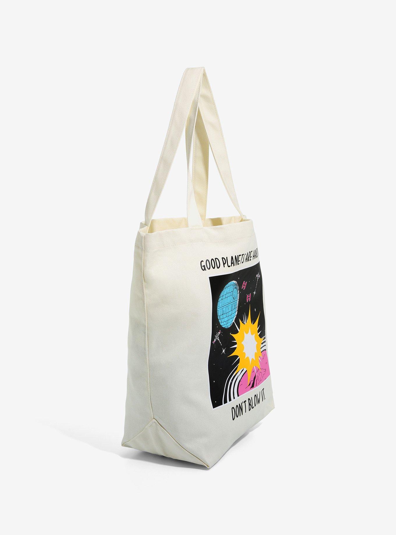 Star Wars Death Star Don't Blow It Tote Bag - BoxLunch Exclusive, , alternate