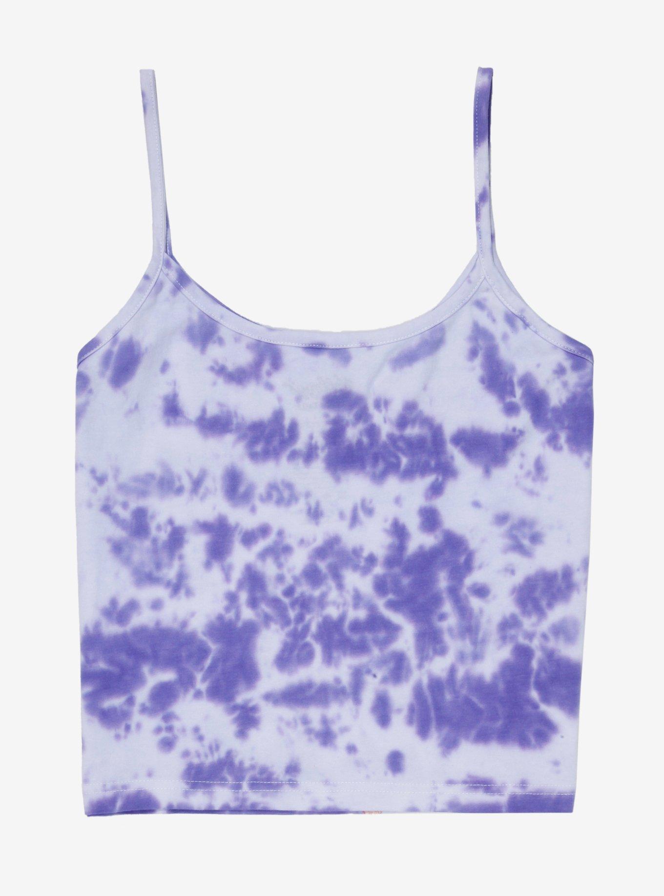 Froot Loops Tie-Dye Girls Strappy Crop Tank Top, MULTI, alternate