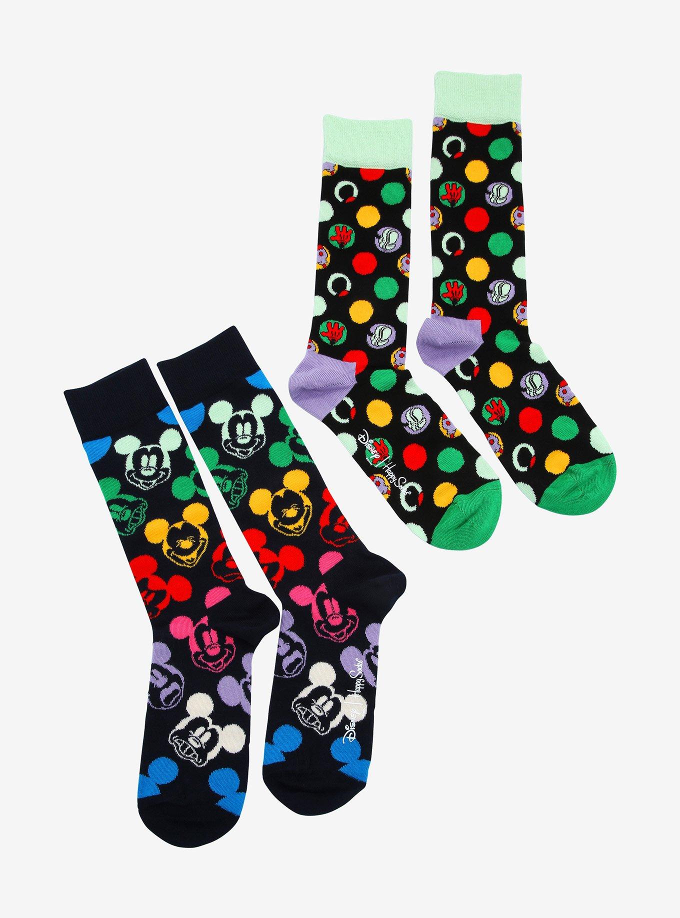 Happy Socks Disney Mickey Mouse Rainbow Crew Sock Gift Box Set, , alternate