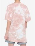 Dusky Pink & White Tie-Dye Girls T-Shirt, TIE DYE, alternate