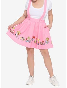 BT21 Floral Suspender Skirt Plus Size, , hi-res
