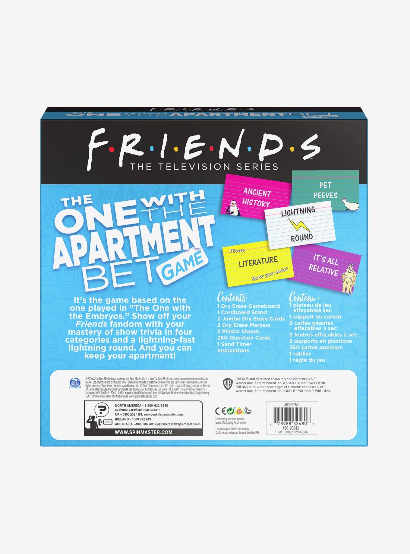 Friends The One With The Apartment Bet Game, , alternate