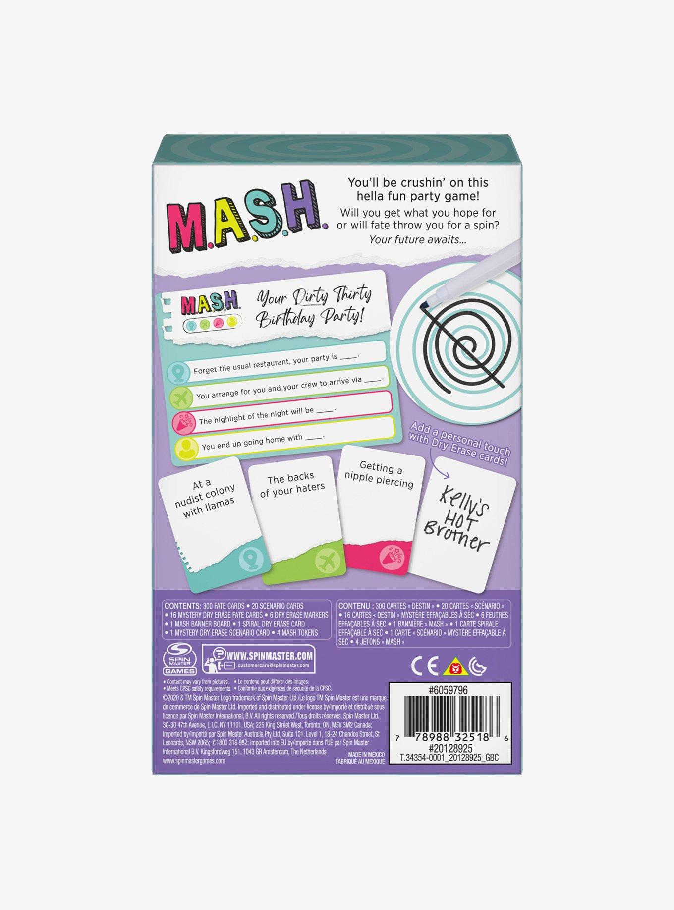 MASH Fortune Telling Adult Party Game, , alternate