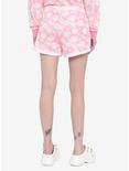 BT21 Floral Pink Wash Girls Lounge Shorts, PINK, alternate