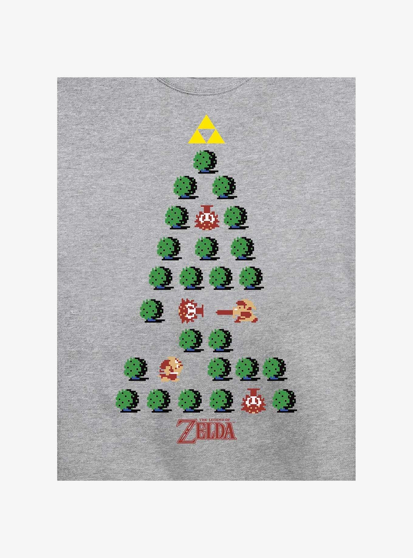 Nintendo The Legend Of Zelda Christmas Tree Crew Sweatshirt, , hi-res