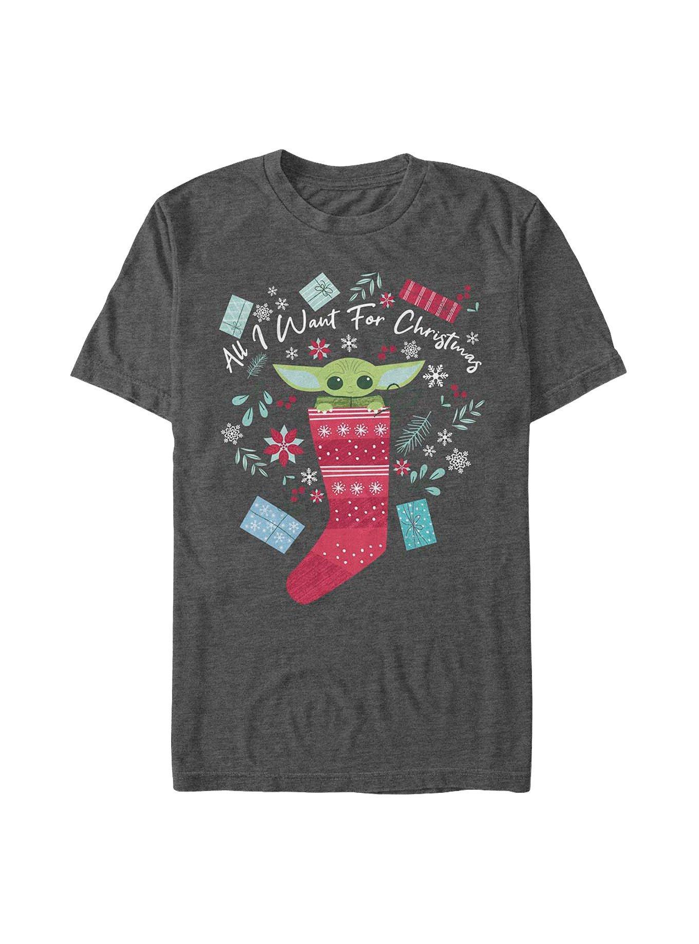 Star Wars The Mandalorian The Child All I Want For Christmas T-Shirt