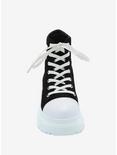 Black & White Varsity Chunky Hi-Top Sneakers, MULTI, alternate
