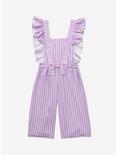 Disney The Princess and the Frog Tiana Striped Toddler Romper - BoxLunch Exclusive, LIGHT PURPLE, alternate
