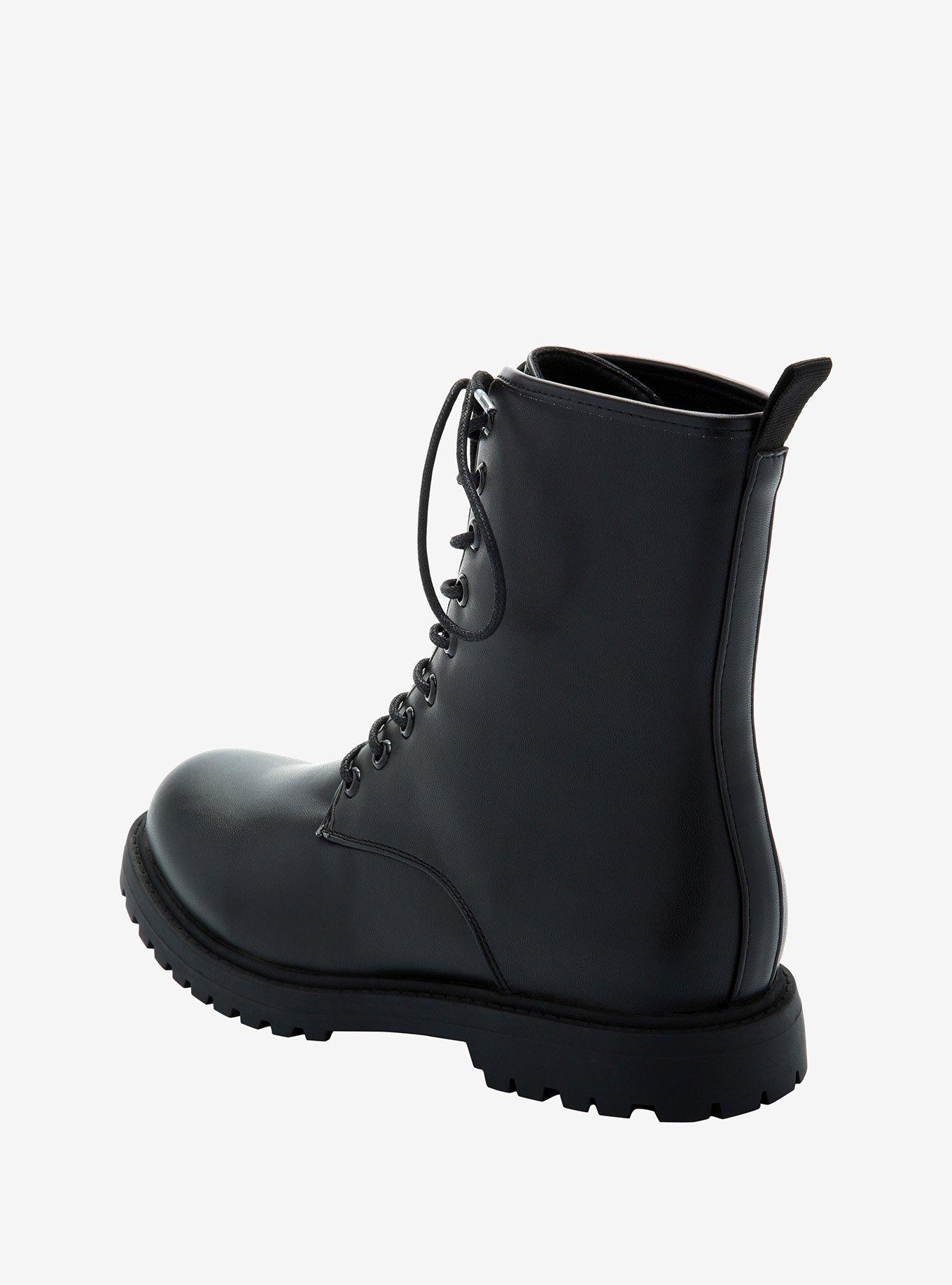 Black Combat Boots, MULTI, alternate