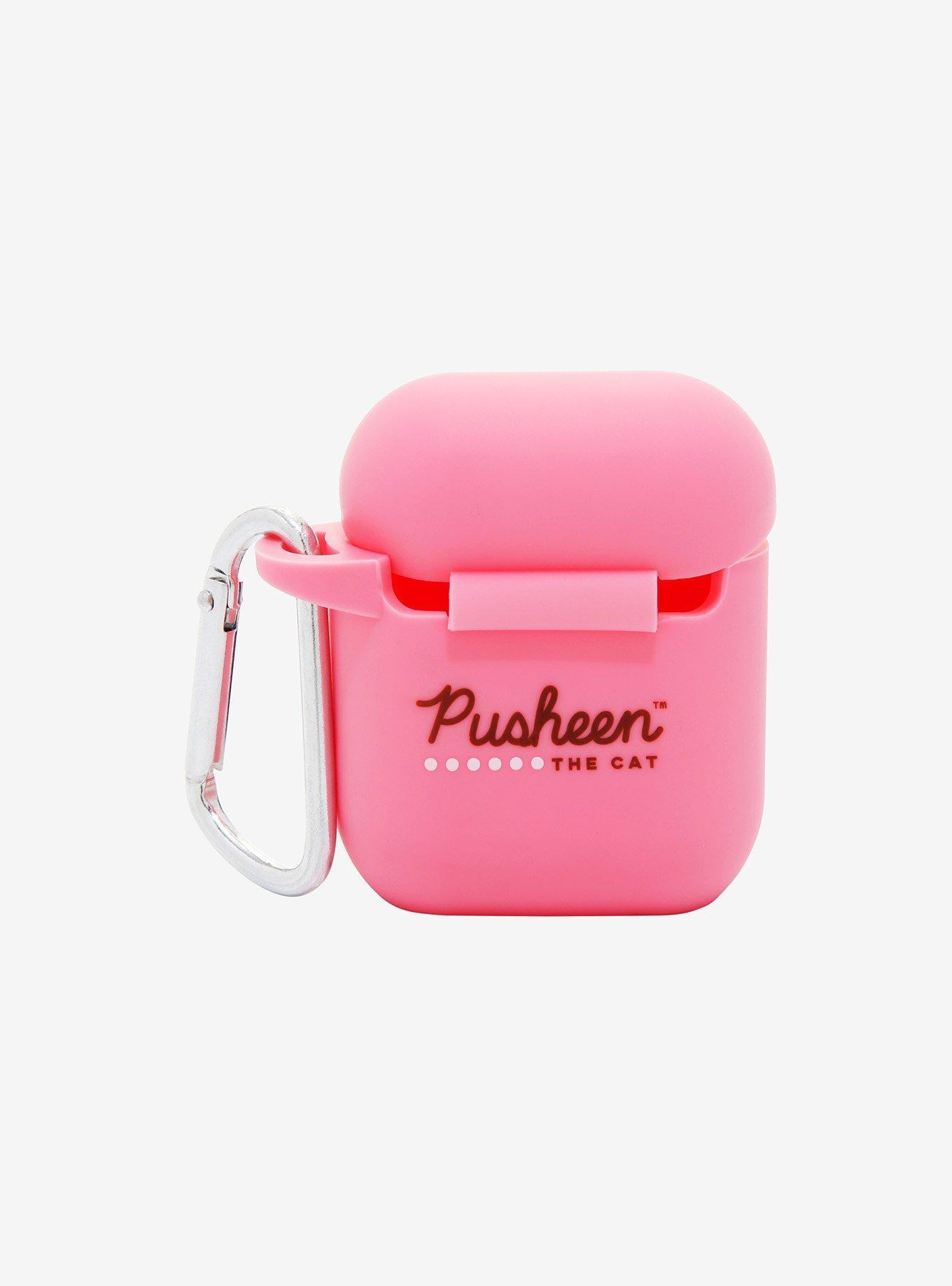 Pusheen Strawberry Wireless Earbud Case Cover, , alternate