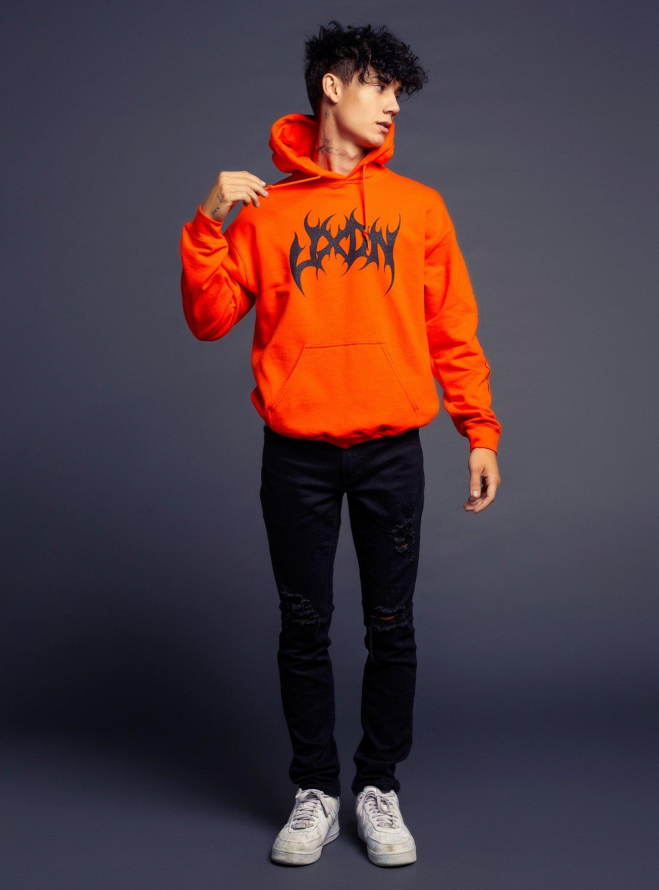 Jxdn Angel Demon Hoodie, ORANGE, alternate