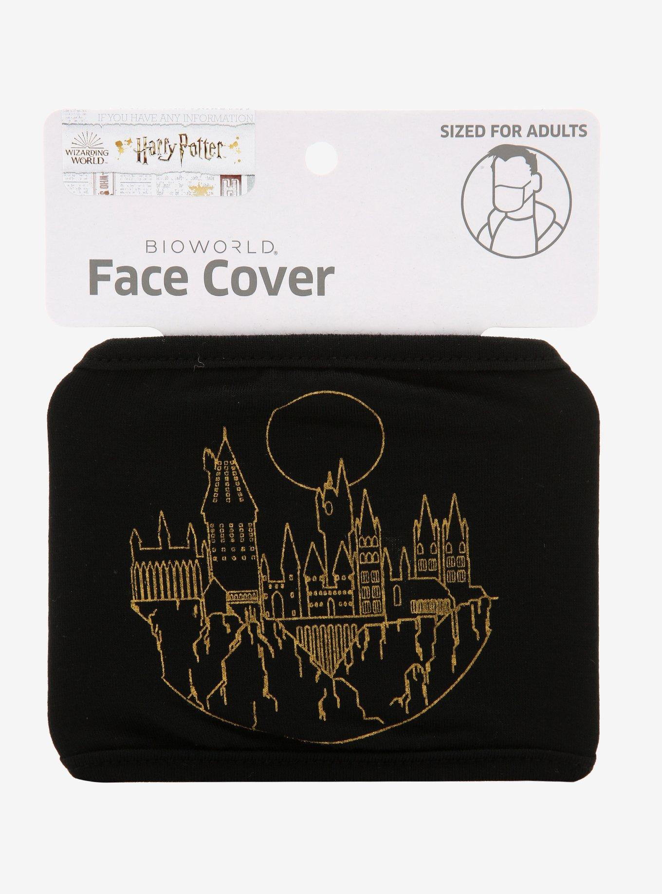 Harry Potter Gold Hogwarts Fashion Face Mask, , alternate