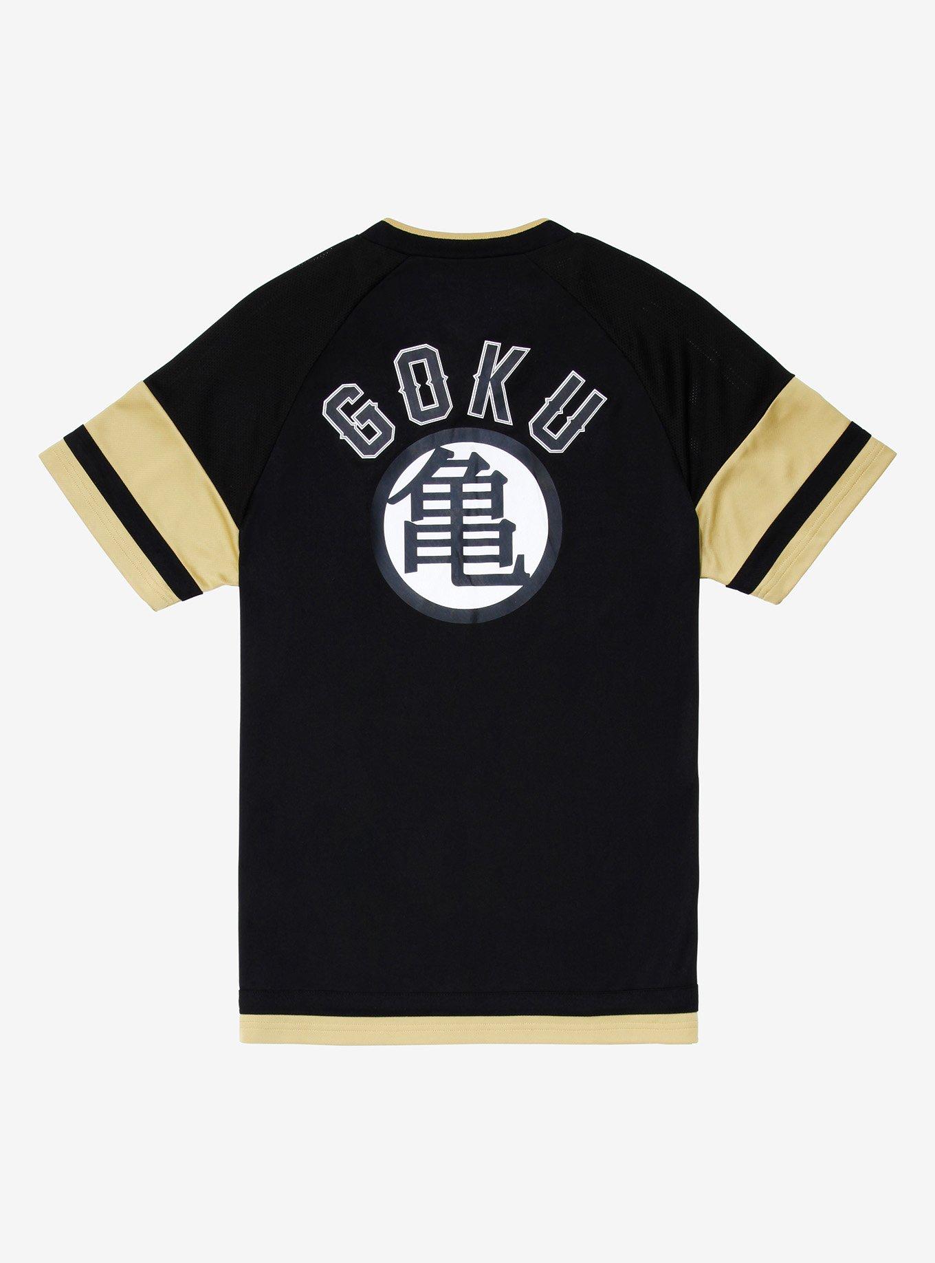 Dragon Ball Z Goku Soccer Jersey - BoxLunch Exclusive, BLACK, alternate