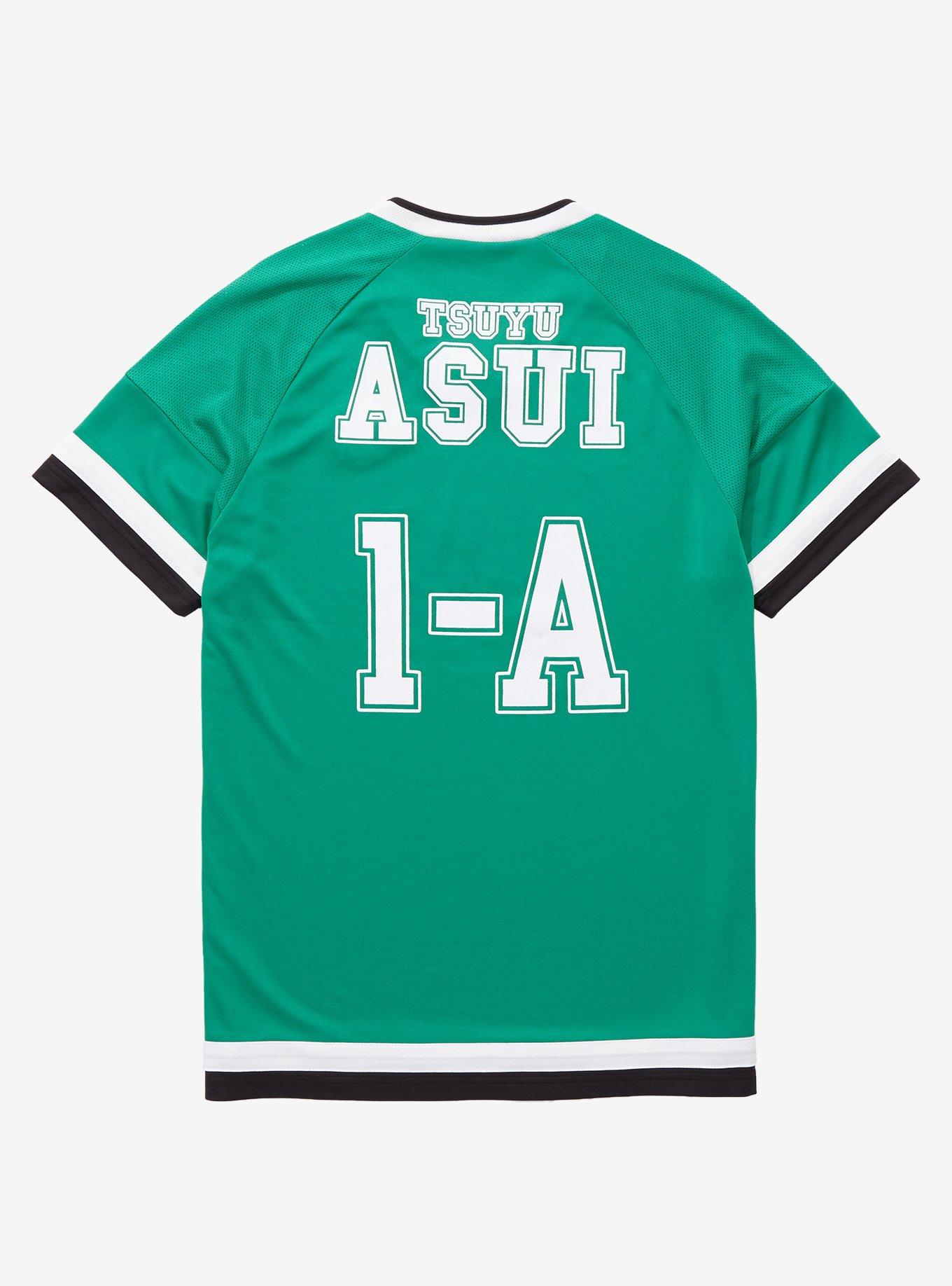 My Hero Academia Tsuyu Asui Soccer Jersey - BoxLunch Exclusive, GREEN, alternate