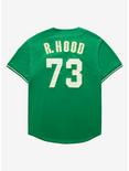 Disney Robin Hood Sherwood Forest Baseball Jersey - BoxLunch Exclusive, GREEN, alternate