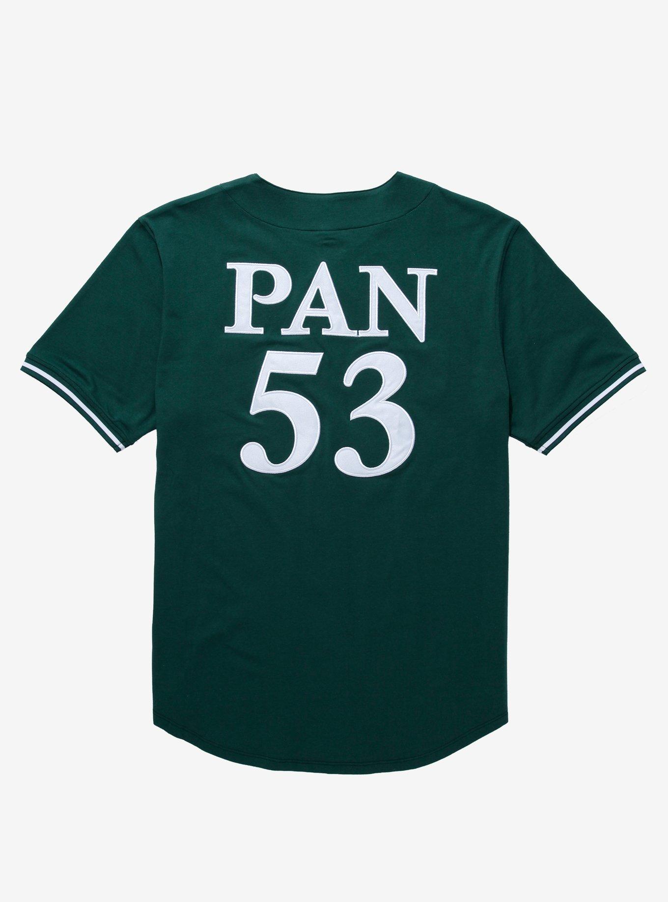 Disney Peter Pan Lost Boys Baseball Jersey - BoxLunch Exclusive, DARK GREEN, alternate