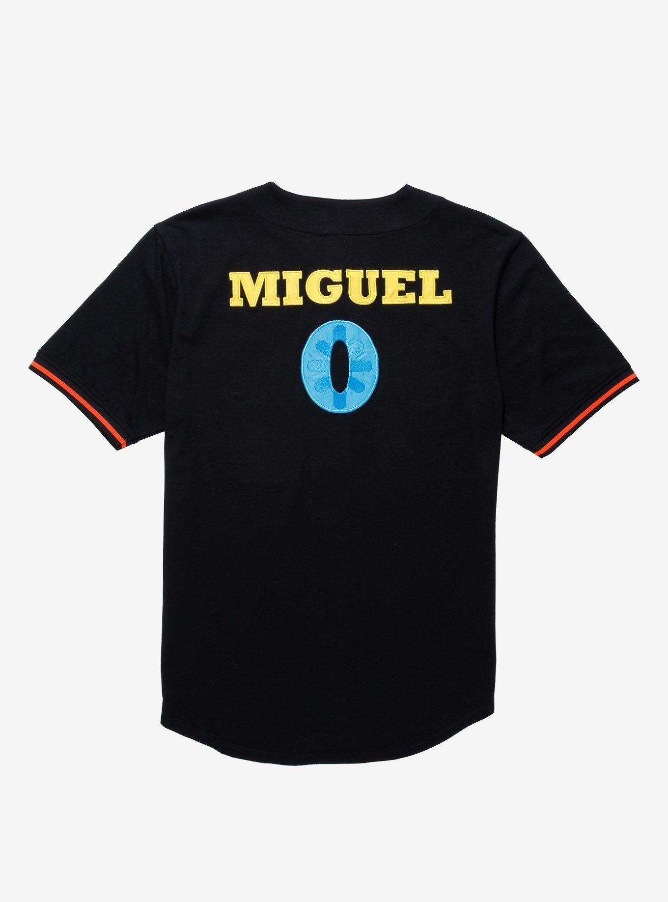 Disney Pixar Coco Logo Baseball Jersey - BoxLunch Exclusive, BLACK, alternate