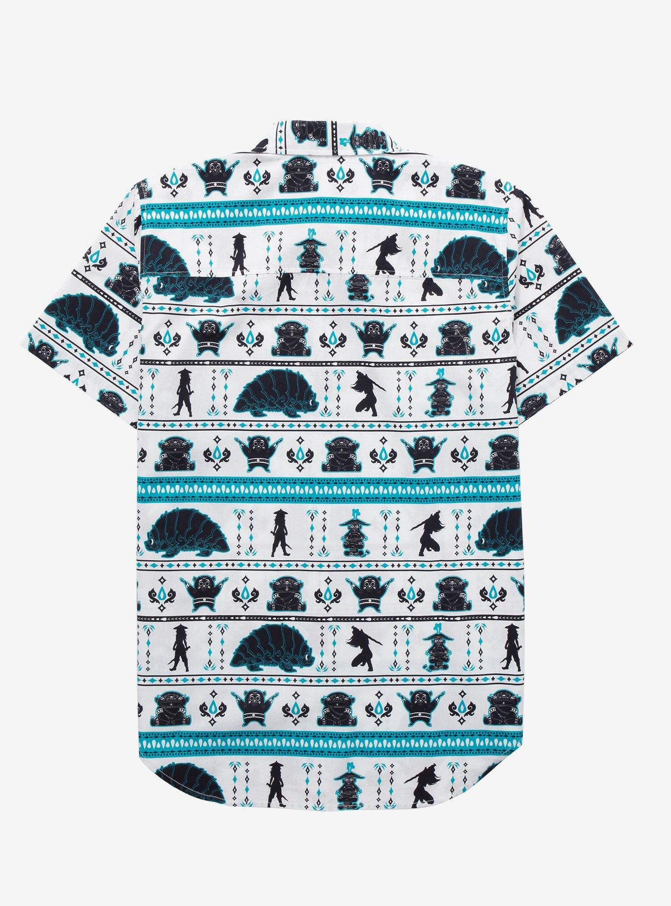 Disney Raya and the Last Dragon Raya & Tuk Tuk Woven Button-Up - BoxLunch Exclusive, MULTI, alternate - view 2
