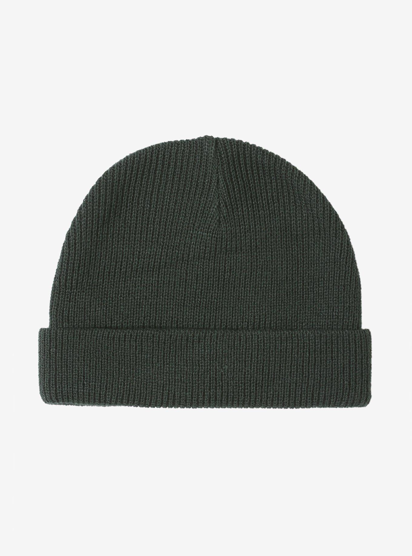 Dark Green Beanie, , alternate